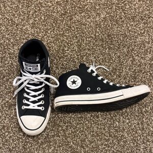Converse Black and White High-Top Sneakers